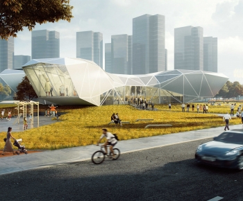 Modern Park Landscape-ID:814097887