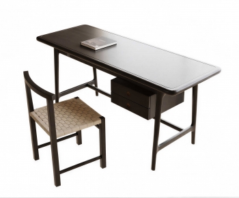Modern Computer Desk And Chair-ID:499875074
