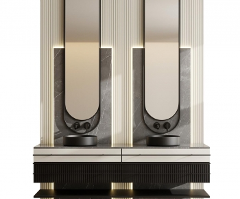 Modern Bathroom Cabinet-ID:124794966