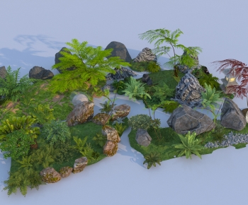 Modern Plant Landscaping-ID:673257116