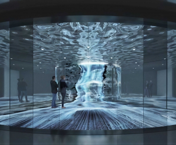 Modern Exhibition Hall-ID:533094884