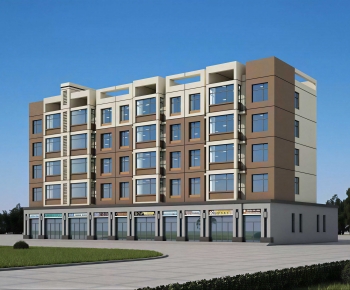 Modern Residential Building-ID:672189953