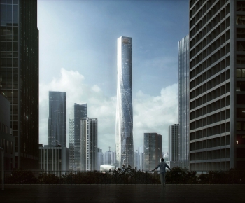 Modern Appearance Of Commercial Building-ID:514703046