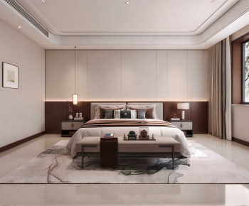 New Chinese Style Bedroom-ID:126450131