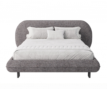 Modern Double Bed-ID:605053904