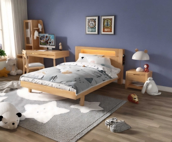 Modern Child's Bed-ID:806051979