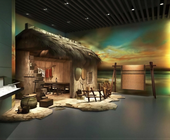 New Chinese Style Exhibition Hall-ID:531440973