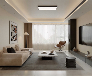 Modern A Living Room-ID:404397014