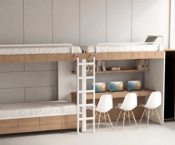Modern Bunk Bed-ID:144341956