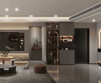Modern A Living Room-ID:281280047