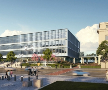 Modern Appearance Of Commercial Building-ID:953440729
