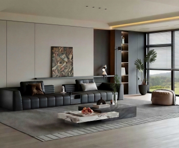 Modern A Living Room-ID:411400856
