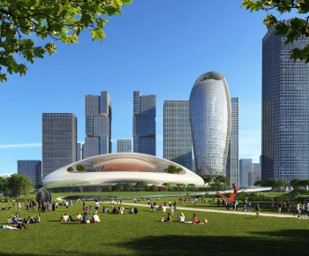 Modern Appearance Of Commercial Building-ID:265920226