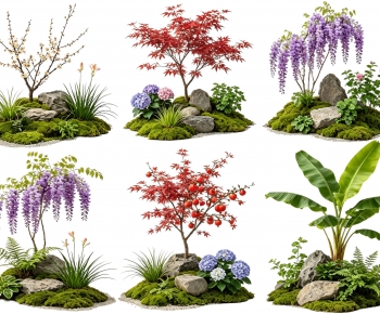 New Chinese Style Plant Landscaping-ID:841100271