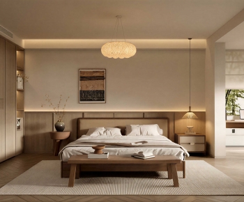 New Chinese Style Bedroom-ID:519239905