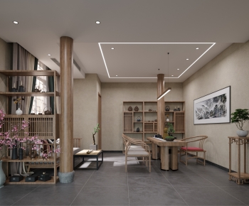 New Chinese Style Teahouse Tea House-ID:227226978
