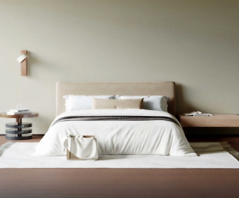 Modern Double Bed-ID:937093972