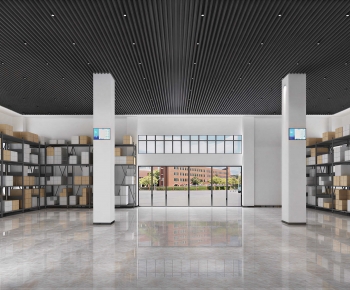 Modern Factory Floor/warehouse-ID:106680481