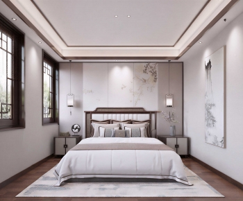 New Chinese Style Bedroom-ID:474431044