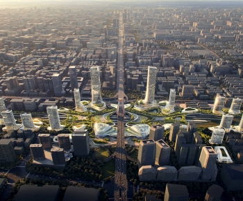 Modern Architectural Bird's-eye View Planning-ID:580303919