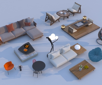 Modern Outdoor Sofa-ID:289741997