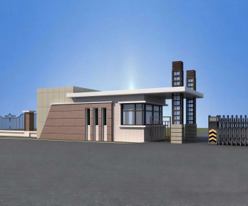 Modern Building Component-ID:489022976