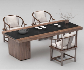 New Chinese Style Tea Tables And Chairs-ID:846707118
