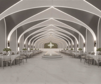 Modern Banquet Hall-ID:618571047