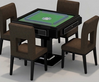 Modern Mahjong Tables And Chairs-ID:638843061