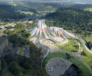Modern Architectural Bird's-eye View Planning-ID:831984046