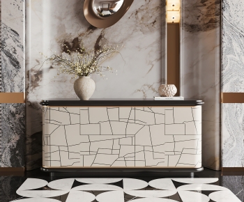 Modern Entrance Cabinet-ID:283787976