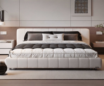Modern Double Bed-ID:514517078