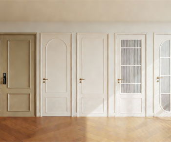 French Style Single Door-ID:257565987
