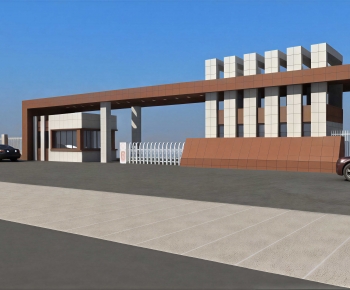 Modern Facade Element-ID:150342948