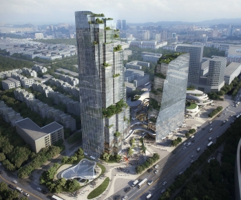 Modern Architectural Bird's-eye View Planning-ID:119550944