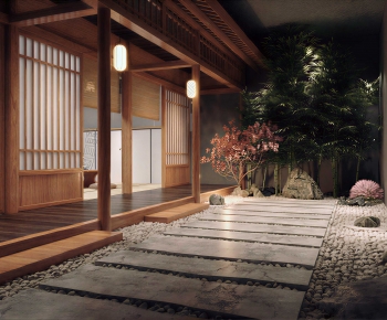 Japanese Style Courtyard/landscape-ID:990794908