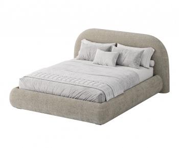Modern Double Bed-ID:786863099