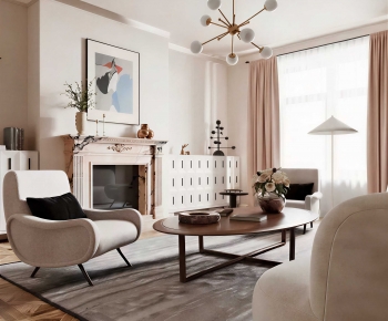 Modern A Living Room-ID:802072055