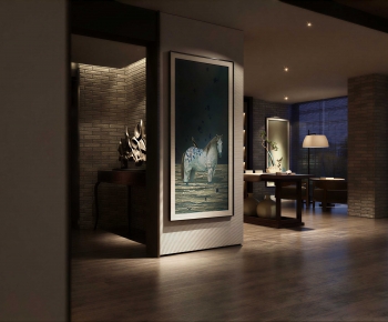 Modern A Living Room-ID:801740884