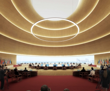 Modern Meeting Room-ID:729327928