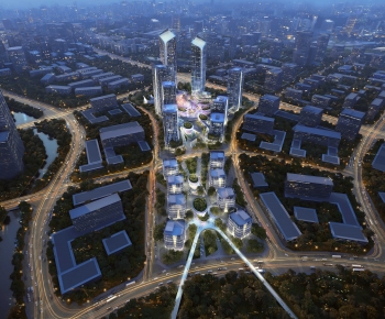 Modern Architectural Bird's-eye View Planning-ID:466418031