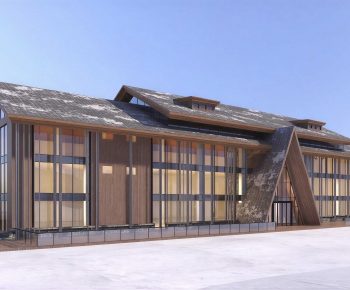 Modern Appearance Of Commercial Building-ID:407979974