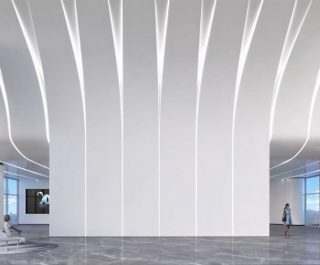 Modern Office Reception Desk-ID:849303015