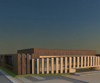 Modern Public Building-ID:646638926