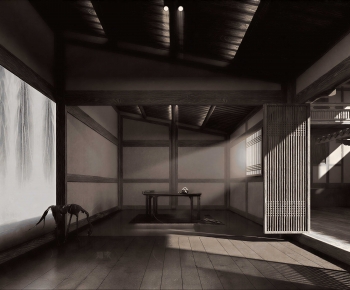 New Chinese Style Real Estate Sales Office-ID:116708048