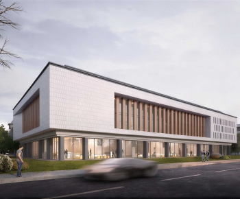 Modern School Building-ID:164361007