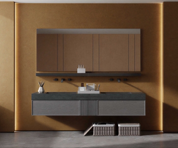 Modern Bathroom Cabinet-ID:557252888