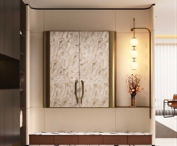 Modern Entrance Cabinet-ID:393354891