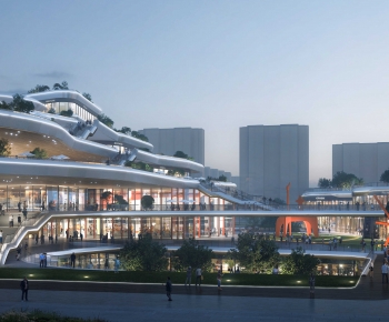 Modern Appearance Of Commercial Building-ID:379920017