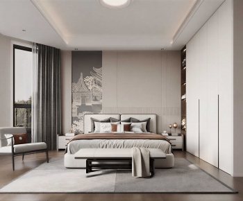New Chinese Style Bedroom-ID:885567904
